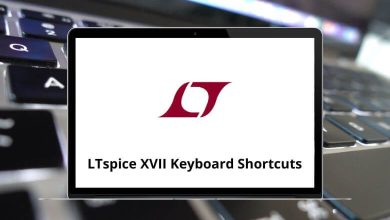 LTspice XVII Keyboard Shortcuts