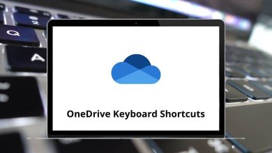 OneDrive Keyboard Shortcuts