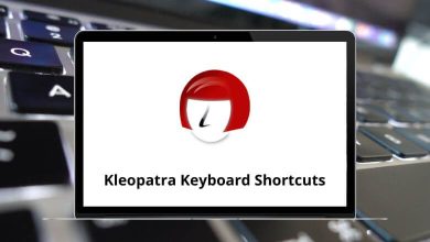 Kleopatra Keyboard Shortcuts