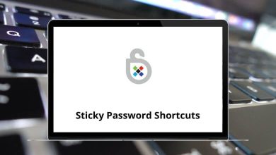 Sticky Password Keyboard Shortcuts