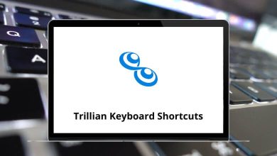 Trillian Keyboard Shortcuts