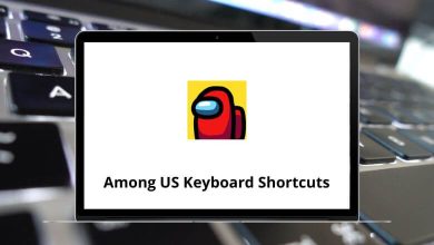 Among US Keyboard Shortcuts