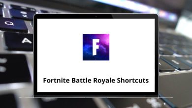 Fortnite Battle Royale Keyboard Shortcuts