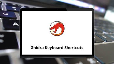 Ghidra Keyboard Shortcuts