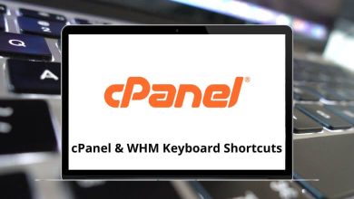 cPanel & WHM Keyboard Shortcuts