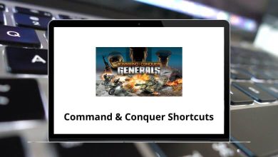 Command & Conquer Generals Shortcuts