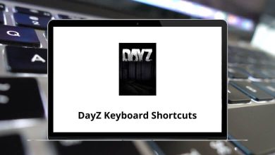 DayZ Keyboard Shortcuts