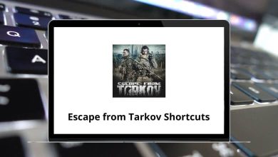 Escape from Tarkov Keyboard Shortcuts