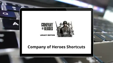 Company of Heroes Keyboard Shortcuts