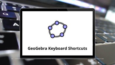 GeoGebra Keyboard Shortcuts