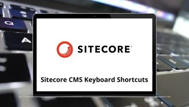 Sitecore CMS Keyboard Shortcuts