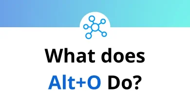 What does Alt+O Do