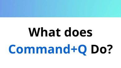What does Command+Q Do