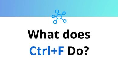 What does Ctrl+F Do