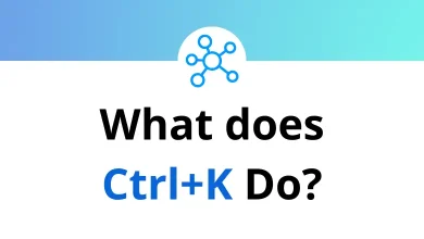 What does Ctrl+K Do