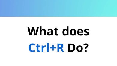 What does Ctrl+R Do