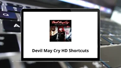 Devil May Cry HD Keyboard Shortcuts