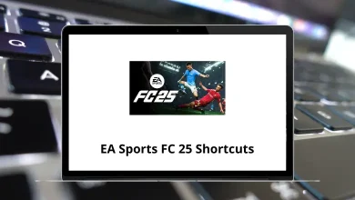 EA Sports FC 25 Keyboard Shortcuts