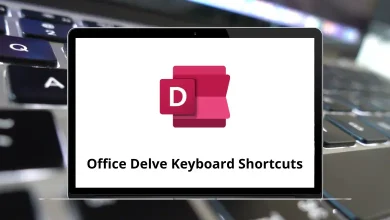 Office Delve Keyboard Shortcuts