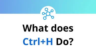 What does Ctrl+H Do