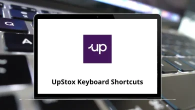 UpStox Keyboard Shortcuts