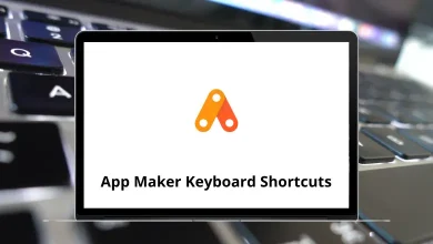 App Maker Keyboard Shortcuts
