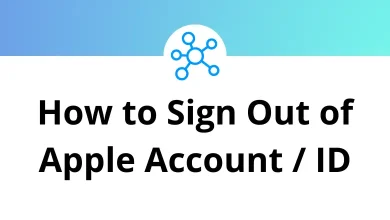 How to Sign Out of Apple Account on Any Device
