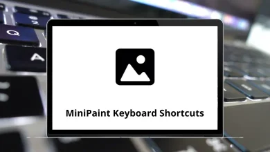 MiniPaint Keyboard Shortcuts