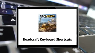 Roadcraft Keyboard Shortcuts