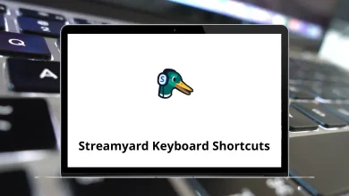 Streamyard Keyboard Shortcuts