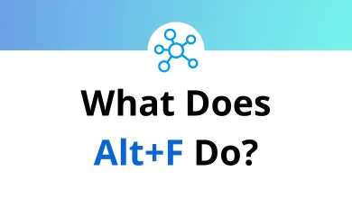 What Does Alt+F Do