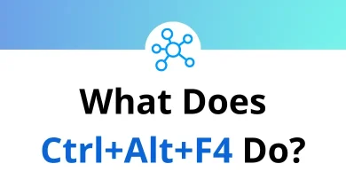 What Does Ctrl+Alt+F4 Do