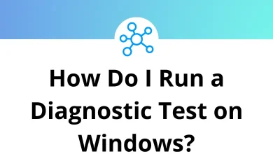 How Do I Run a Diagnostic Test on Windows