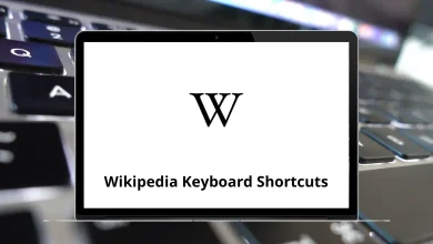 Wikipedia Keyboard Shortcuts