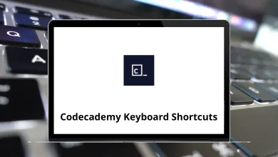 Codecademy Keyboard Shortcuts