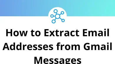 How to Extract Email Addresses from Gmail Messages