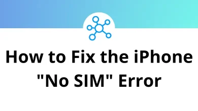 How to Fix the iPhone No SIM Error