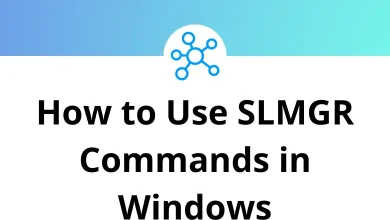 How to Use SLMGR Commands in Windows for Activation Tasks