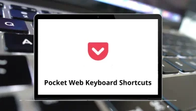 Pocket Web Keyboard Shortcuts