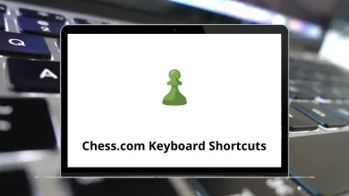 Chess com Keyboard Shortcuts