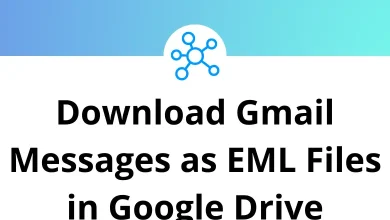 Download Gmail Messages as EML Files in Google Drive