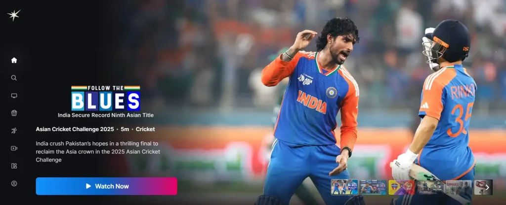 Hotstar homepage Hotstar homepage