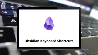 Obsidian Keyboard Shortcuts