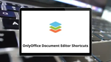 OnlyOffice Document Editor Keyboard Shortcuts
