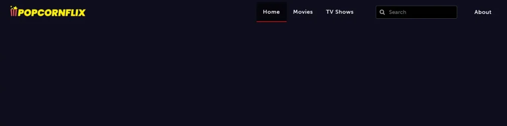 Popcornflix homepage Popcornflix homepage