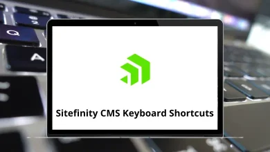 Sitefinity CMS Keyboard Shortcuts