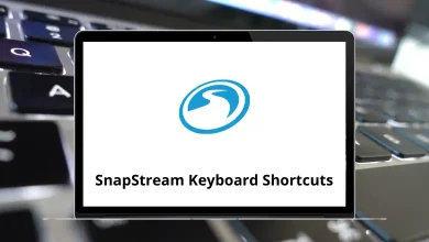 SnapStream Keyboard Shortcuts