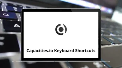 Capacities.io Keyboard Shortcuts