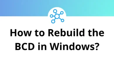 How to Rebuild the BCD in Windows
