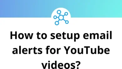 How to setup email alerts for YouTube videos